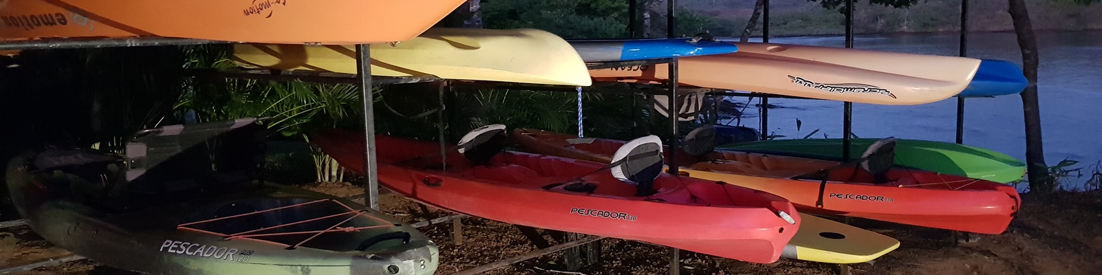 alquiler de kayak sencillo o doble